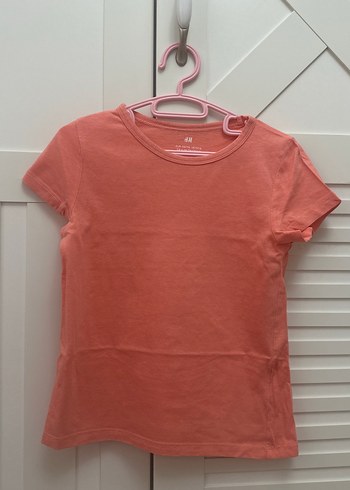 H&M 2li tshirt, soft renklerdedir. 5/6yaşa uygundur. - Görsel 4