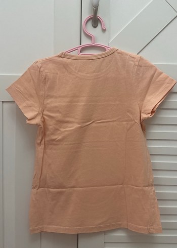 H&M 2li tshirt, soft renklerdedir. 5/6yaşa uygundur. - Görsel 3