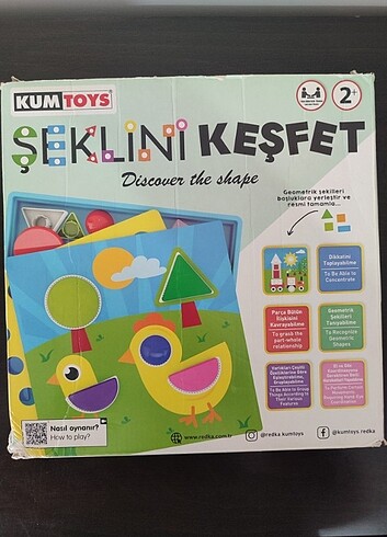 Şeklini keşfet oyunu