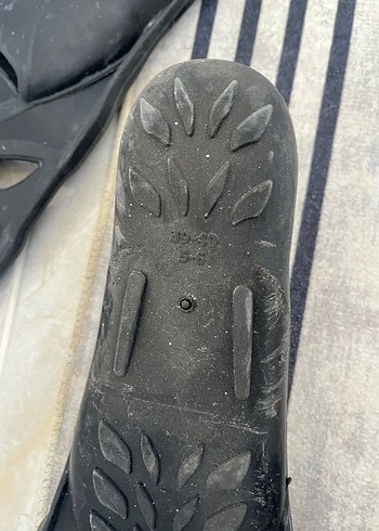 Siyah Lastik Paletli Su Ayakkabısı - Görsel 2