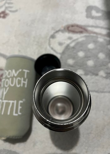 Gri Çelik Termos Şişe - Görsel 2