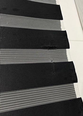 Çizgili Siyah  Modern Perde - Görsel 5