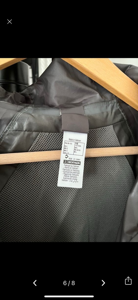 Decathlon quechua yağmurluk - Görsel 5