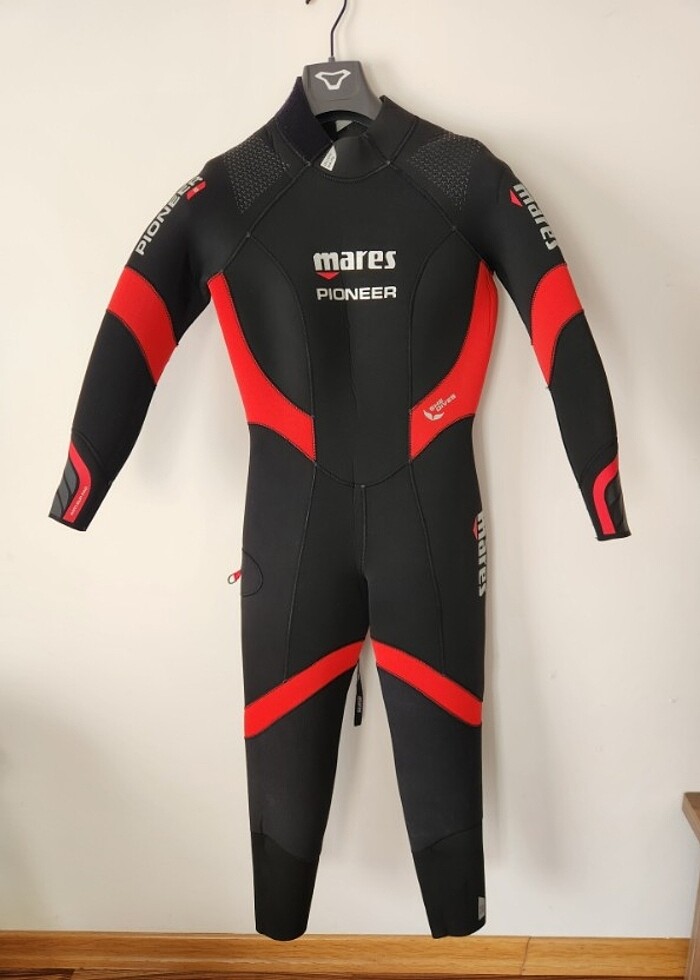 Dalgıç Kıyafeti Kadın - Mares Pioneer 3mm Islak Scuba  + başlık - Görsel 5