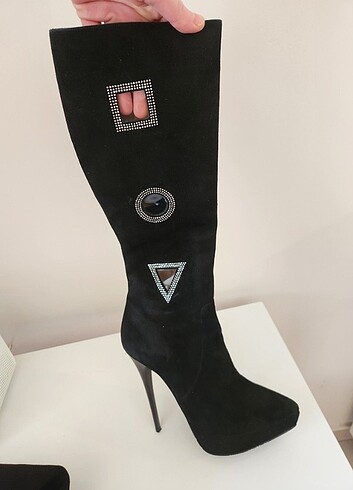 Kemal Tanca 40 numara Süet çizme - Görsel 3