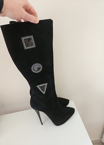 Kemal Tanca 40 numara Süet çizme - Görsel 4