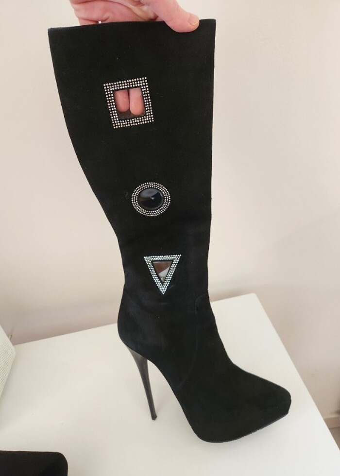 Kemal Tanca 40 numara Süet çizme - Görsel 3