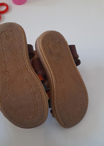 Kız Çocuk Çok Renkli Bohem Sandalet - Görsel 4