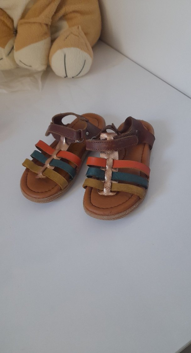 Kız Çocuk Çok Renkli Bohem Sandalet - Görsel 2