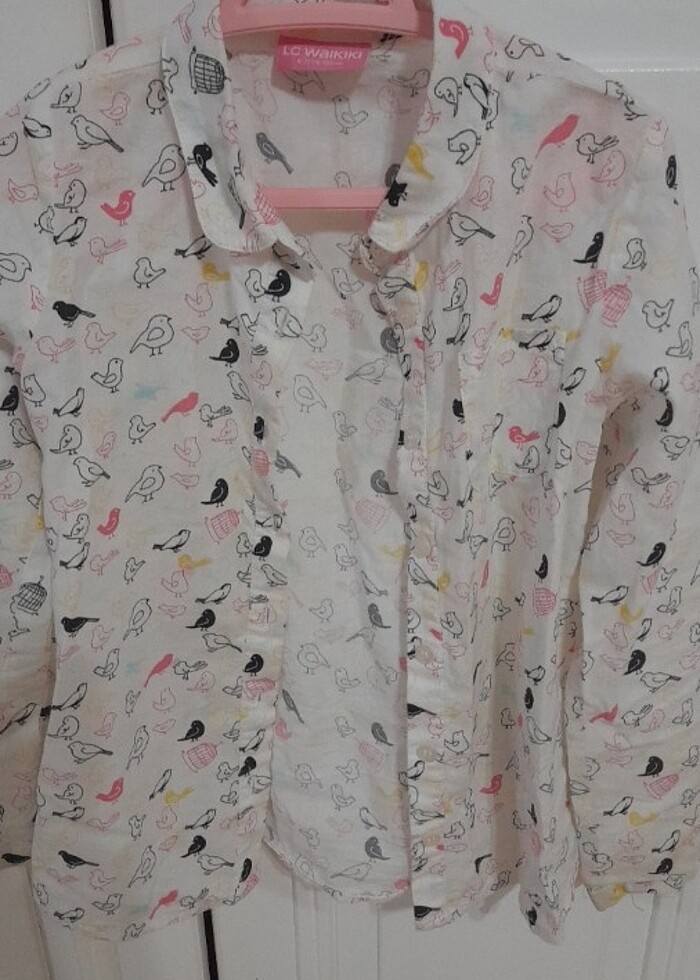 Kız çocuk gömlek  - Görsel 2