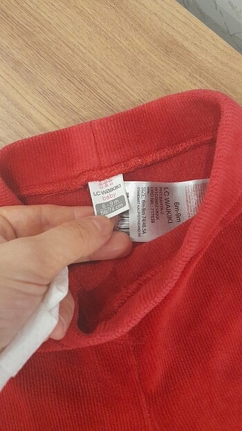 Kız çocuk kadife tayt yepyeni  - Görsel 2