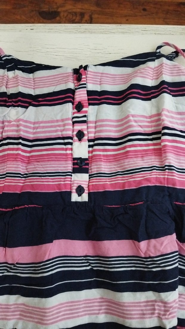 Pembe Çizgili Hamile ve Emzirme Gecelik - Görsel 2