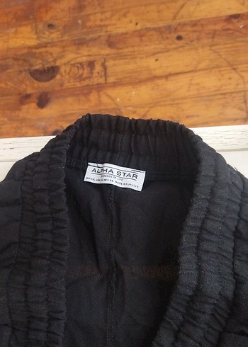 Erkek Siyah Rahat Kesim Eşofman Altı - Görsel 3