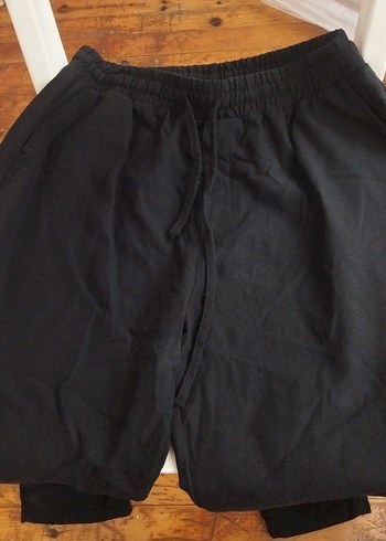 Erkek Siyah Rahat Kesim Eşofman Altı - Görsel 2