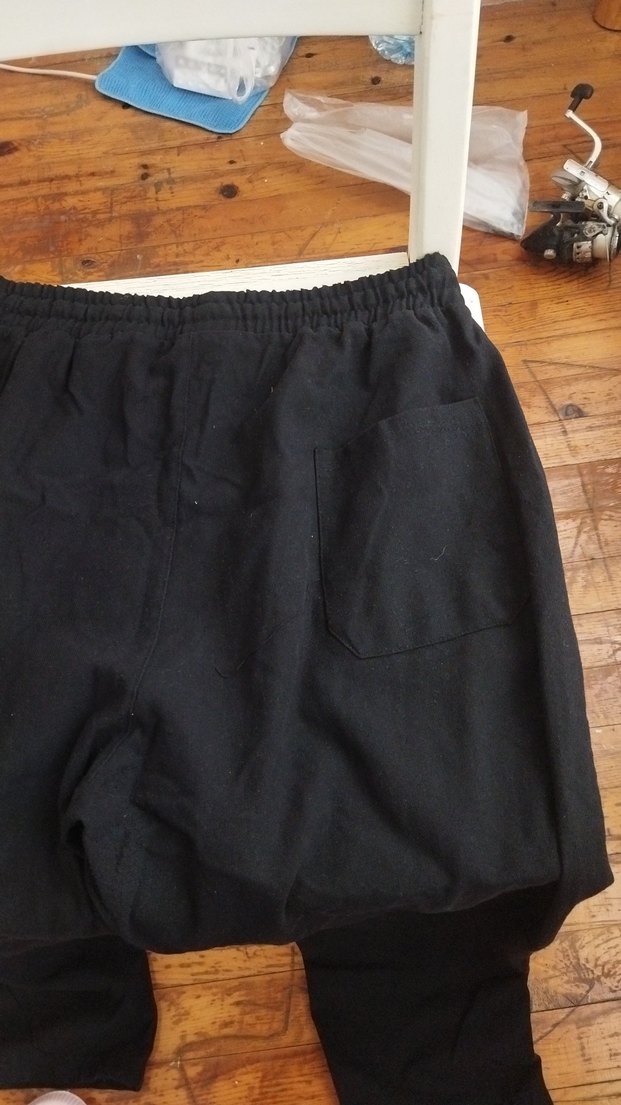 Erkek Siyah Rahat Kesim Eşofman Altı - Görsel 4