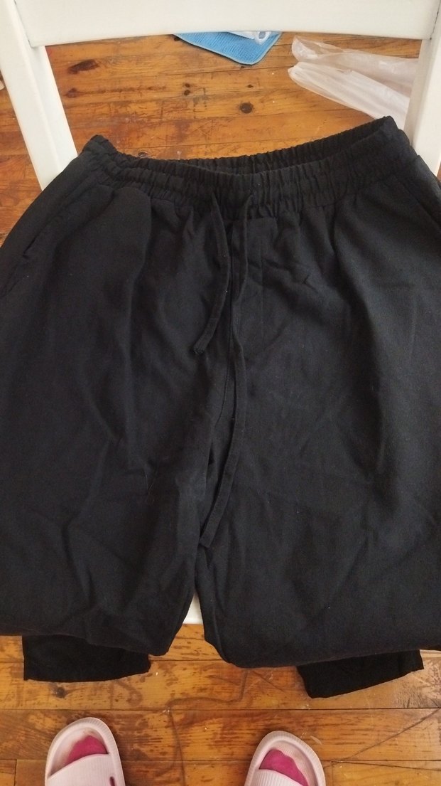 Erkek Siyah Rahat Kesim Eşofman Altı - Görsel 2