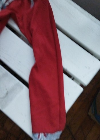 Kız Çocuk Kırmızı Dantel Detaylı Baskılı Tişört - Görsel 4