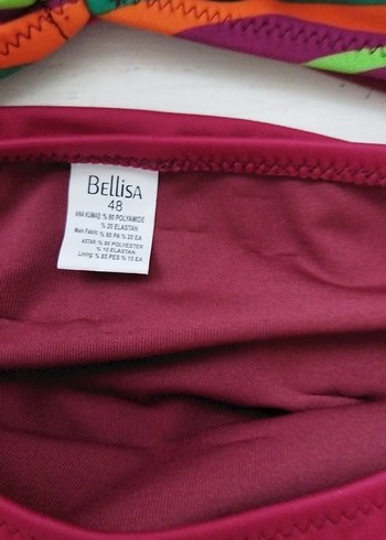 Çok Renkli Bohem Kadın Bikini Takımı - Görsel 5