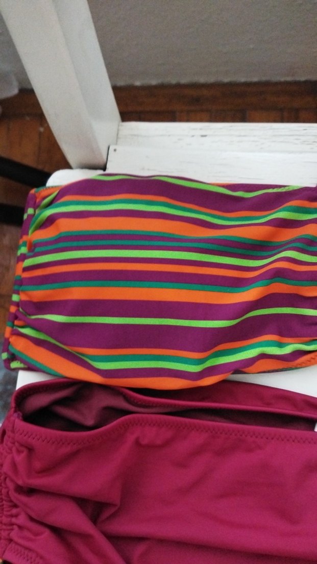 Çok Renkli Bohem Kadın Bikini Takımı - Görsel 3