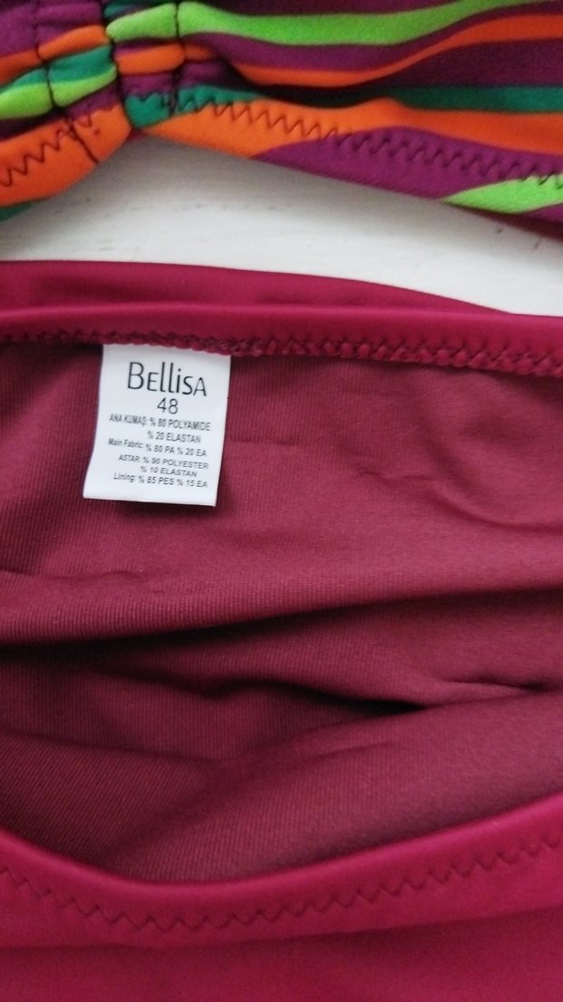 Çok Renkli Bohem Kadın Bikini Takımı - Görsel 5