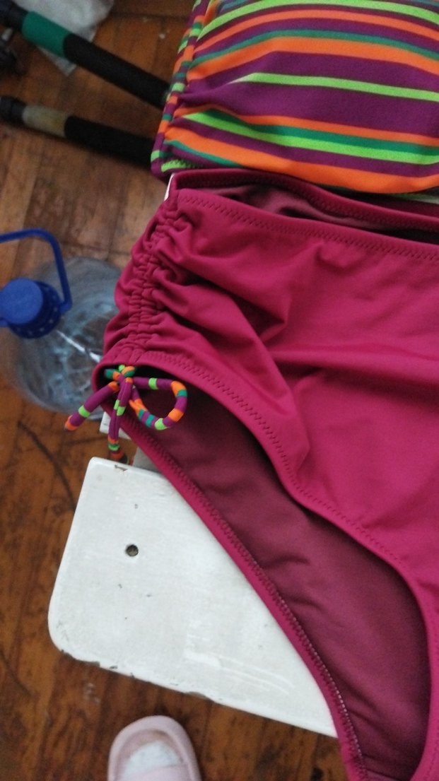 Çok Renkli Bohem Kadın Bikini Takımı - Görsel 2