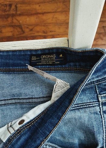 Erkek Mavi Kot Pantolon Bol Kesim - Görsel 3