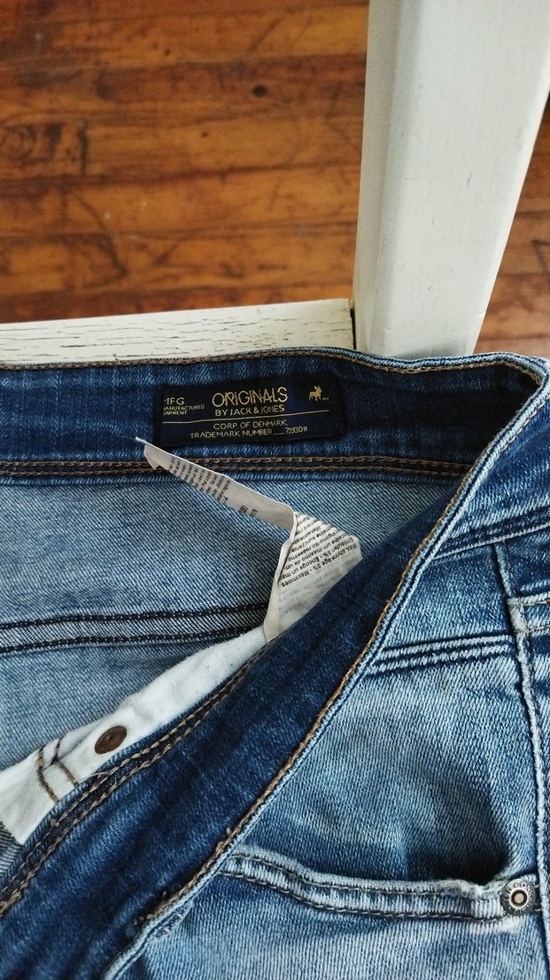 Erkek Mavi Kot Pantolon Bol Kesim - Görsel 3