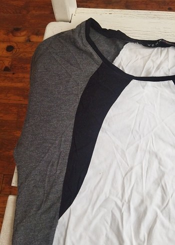 Gri Pamuklu Hamile Tişörtü, Kısa Kollu, Rahat Kesim - Görsel 4