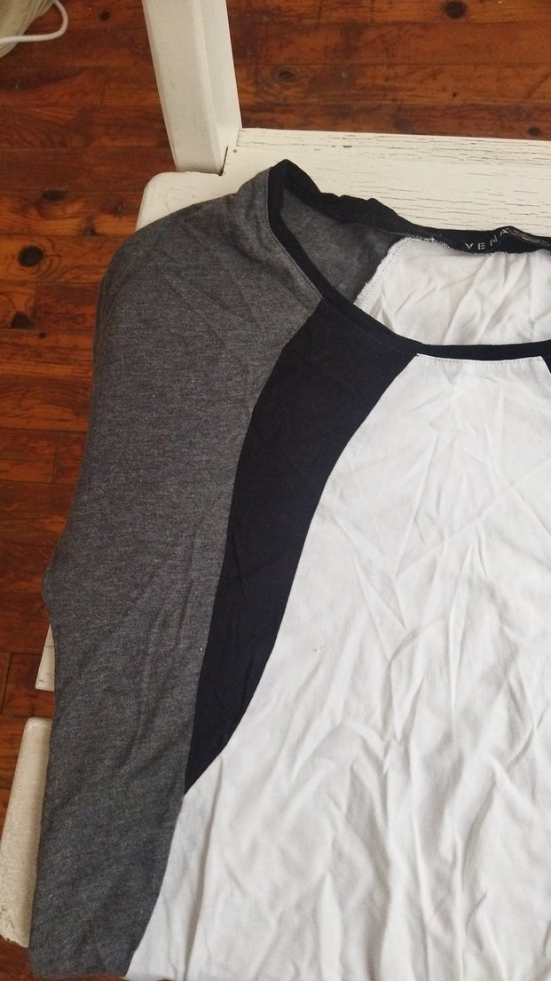 Gri Pamuklu Hamile Tişörtü, Kısa Kollu, Rahat Kesim - Görsel 4