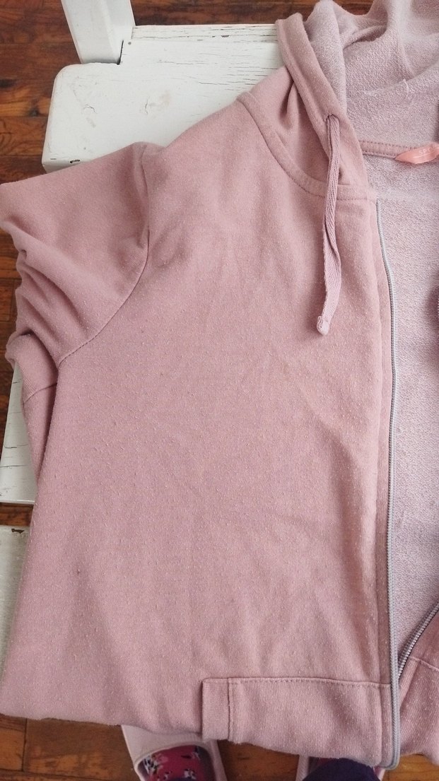 Kapüşonlu Fermuarlı Pembe Hamile Yeleği - Görsel 3