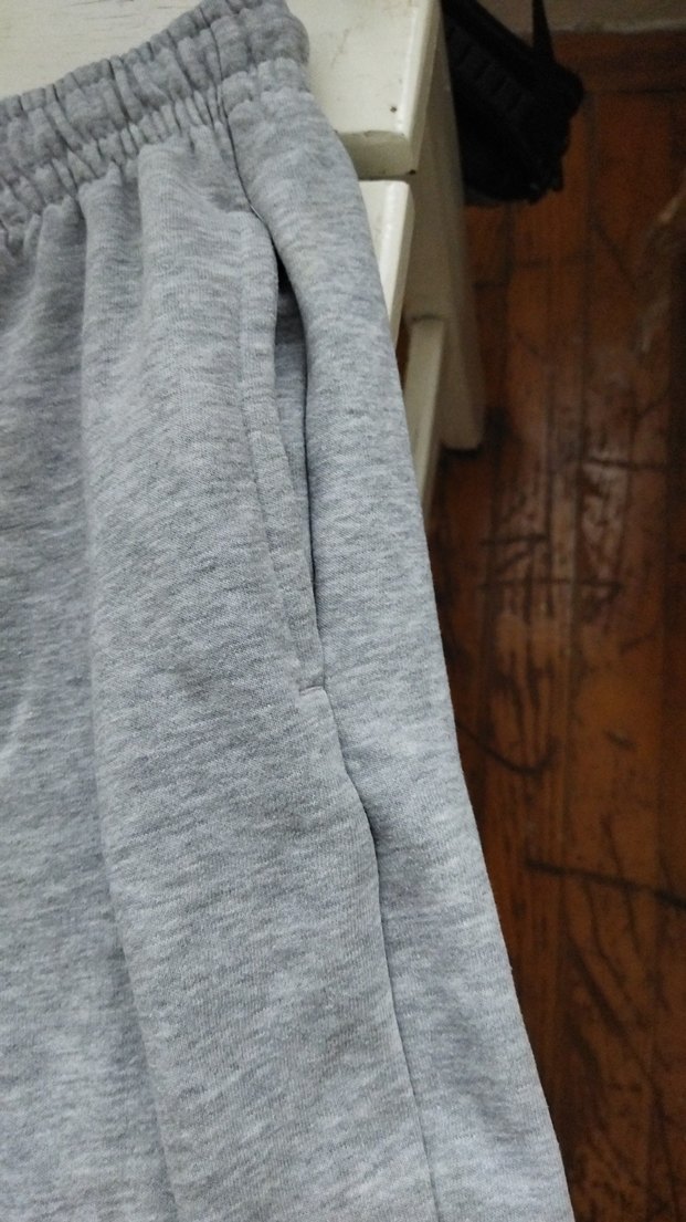 Gri Erkek Rahat Kesim Mini Şort - Görsel 4