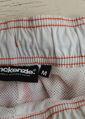 Turuncu Kareli Belden Bağlamalı Erkek Şort - Görsel 4