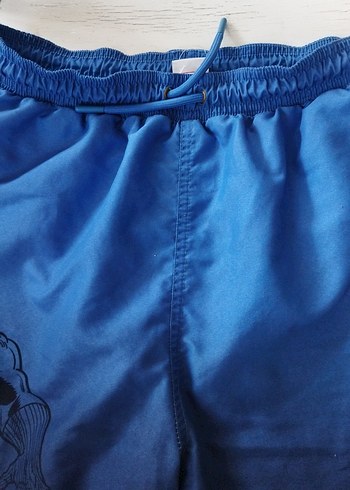 Mavi Baskılı Siyah Panter Erkek Şortu - Görsel 4