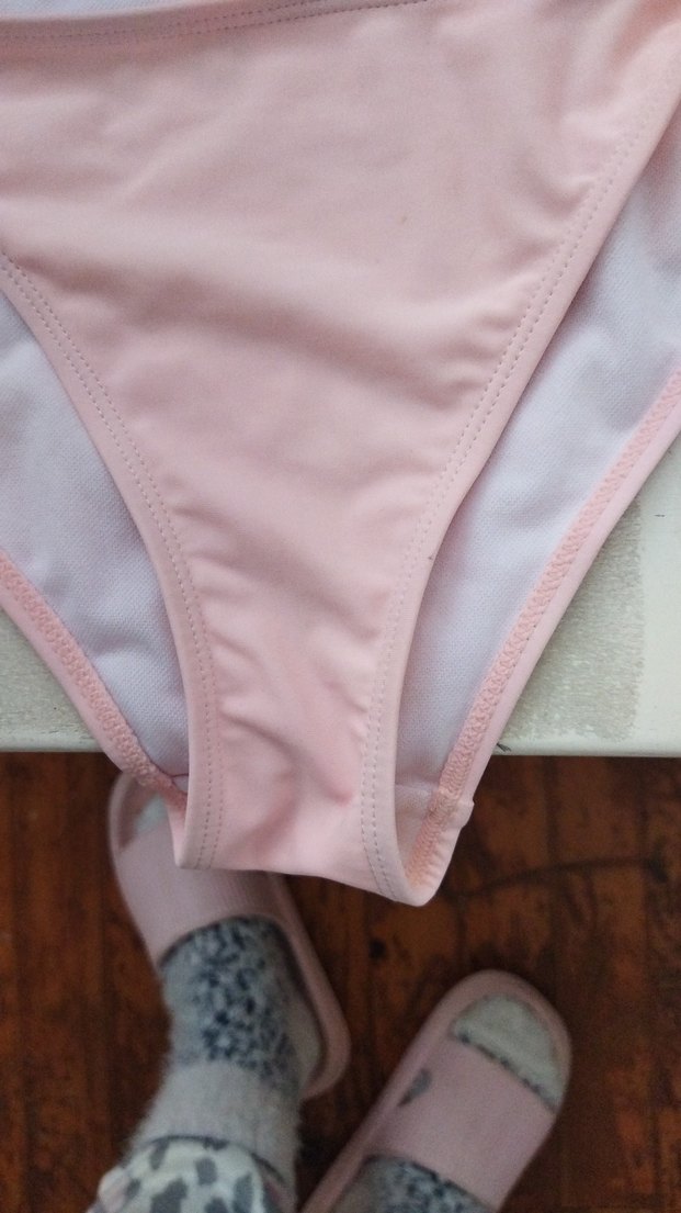 Pembe Mini İpli Bohem Bikini - Görsel 3