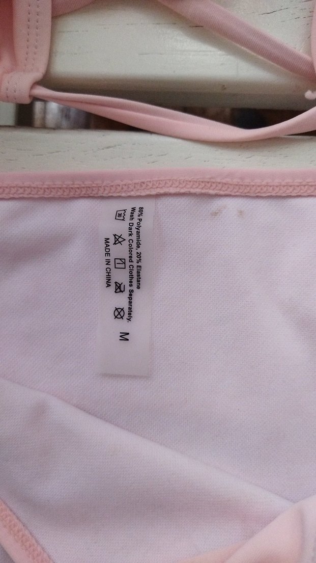 Pembe Mini İpli Bohem Bikini - Görsel 5