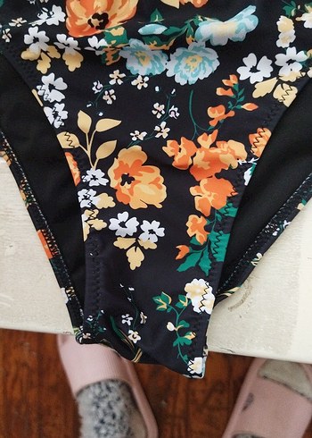 Çiçek Desenli Bohem Bikini Altı - Görsel 3