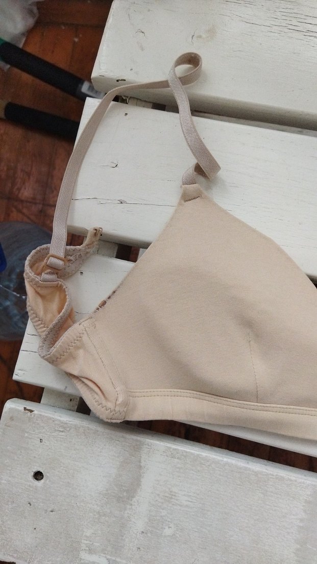 Bej Minimalist Bohem Tarzı Sütyen - Görsel 2