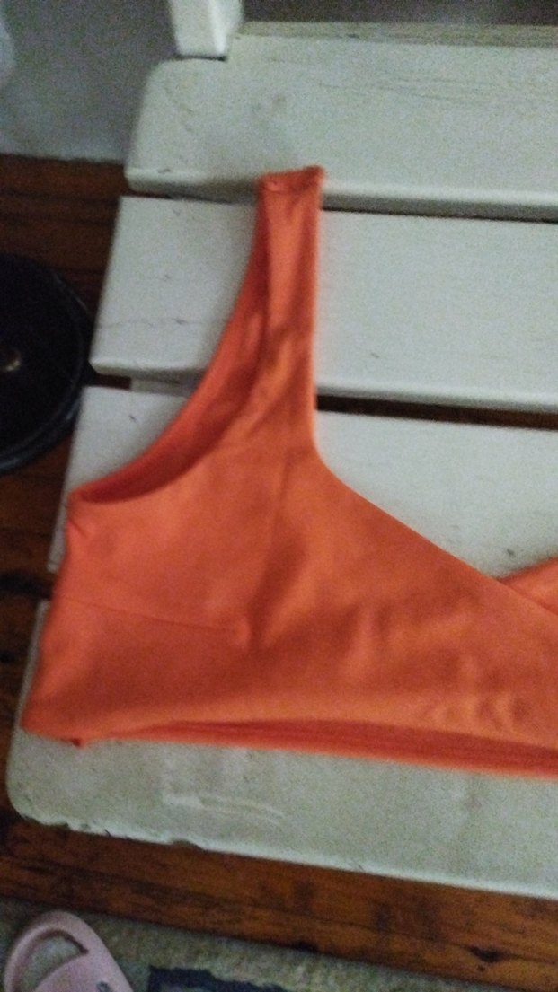 Turuncu Midi Spor Sütyeni - Görsel 2