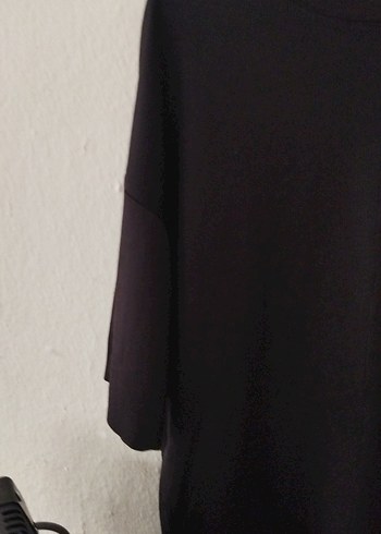 Erkek Siyah Oversize Tişört - Görsel 2