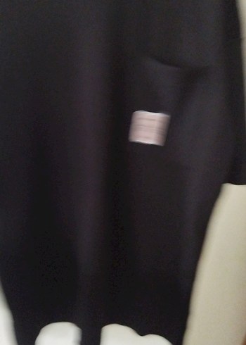 Erkek Siyah Oversize Tişört - Görsel 3