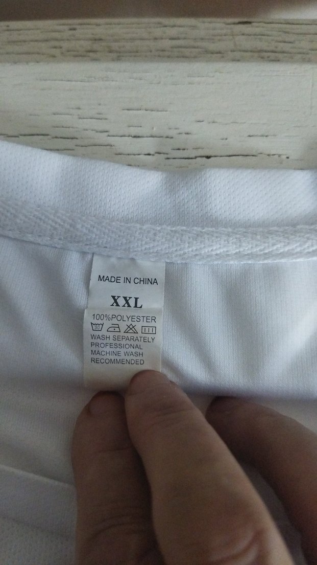 Beyaz Baskılı Kısa Kollu erkek tişört - Görsel 4