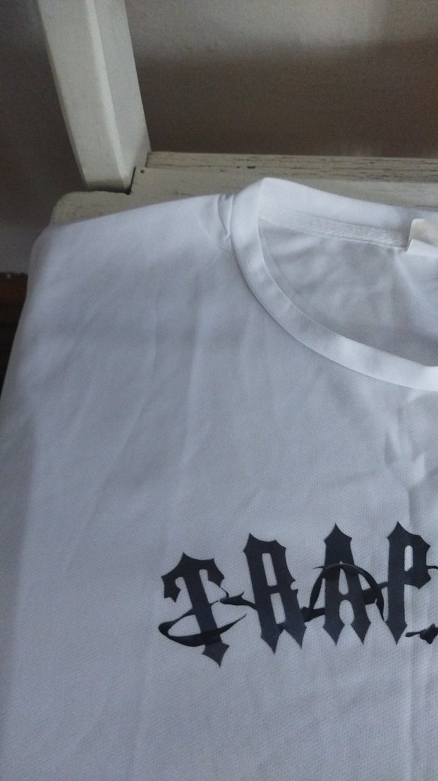 Beyaz Baskılı Kısa Kollu erkek tişört - Görsel 3