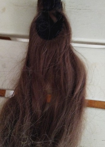 Kürk Detaylı Bej Yün Saç Aksesuarı - Görsel 5