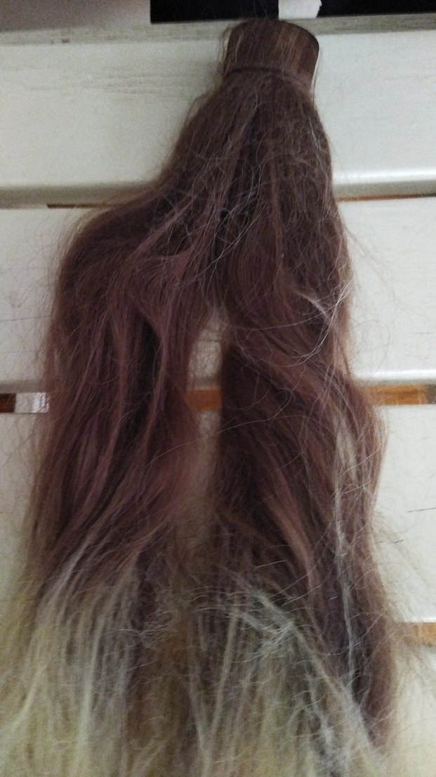 Kürk Detaylı Bej Yün Saç Aksesuarı - Görsel 3