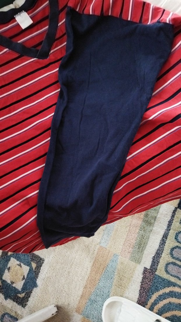 V Yaka Kırmızı erkek pijama üstü - Görsel 4