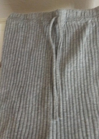 Gri Triko bayan pantolon - Görsel 3