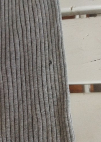 Gri Triko bayan pantolon - Görsel 2