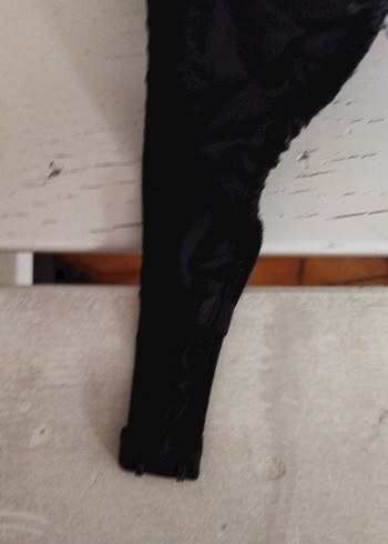 Siyah Minimalist Goth Sütyen - Görsel 4