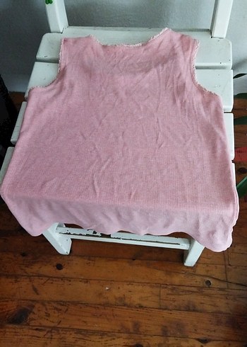Pembe  Kolsuz tişört - Görsel 3