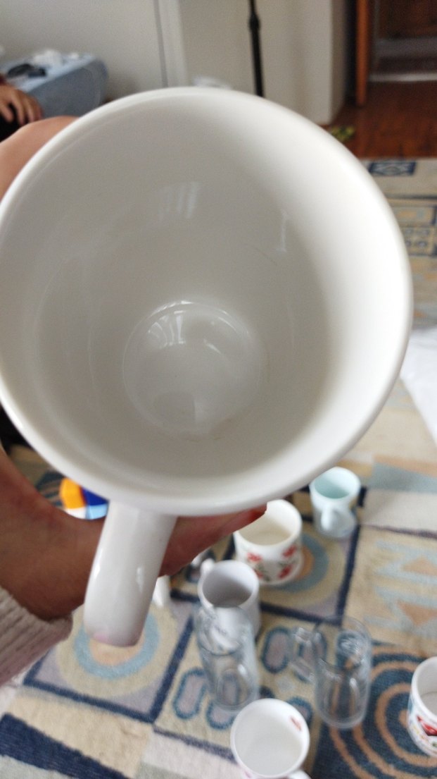 Beyaz Seramik Kupa - Görsel 5